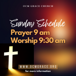 Sunday Schedule